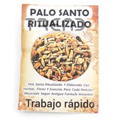 0466120 PAQUETE DE 8 GRAMOS DE POLVO DE PALO SANTO RITUALIZADO: TRABAJO RAPIDO